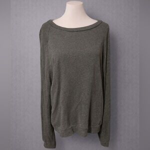 Project Social gray sparkly sweat shirt nwt
